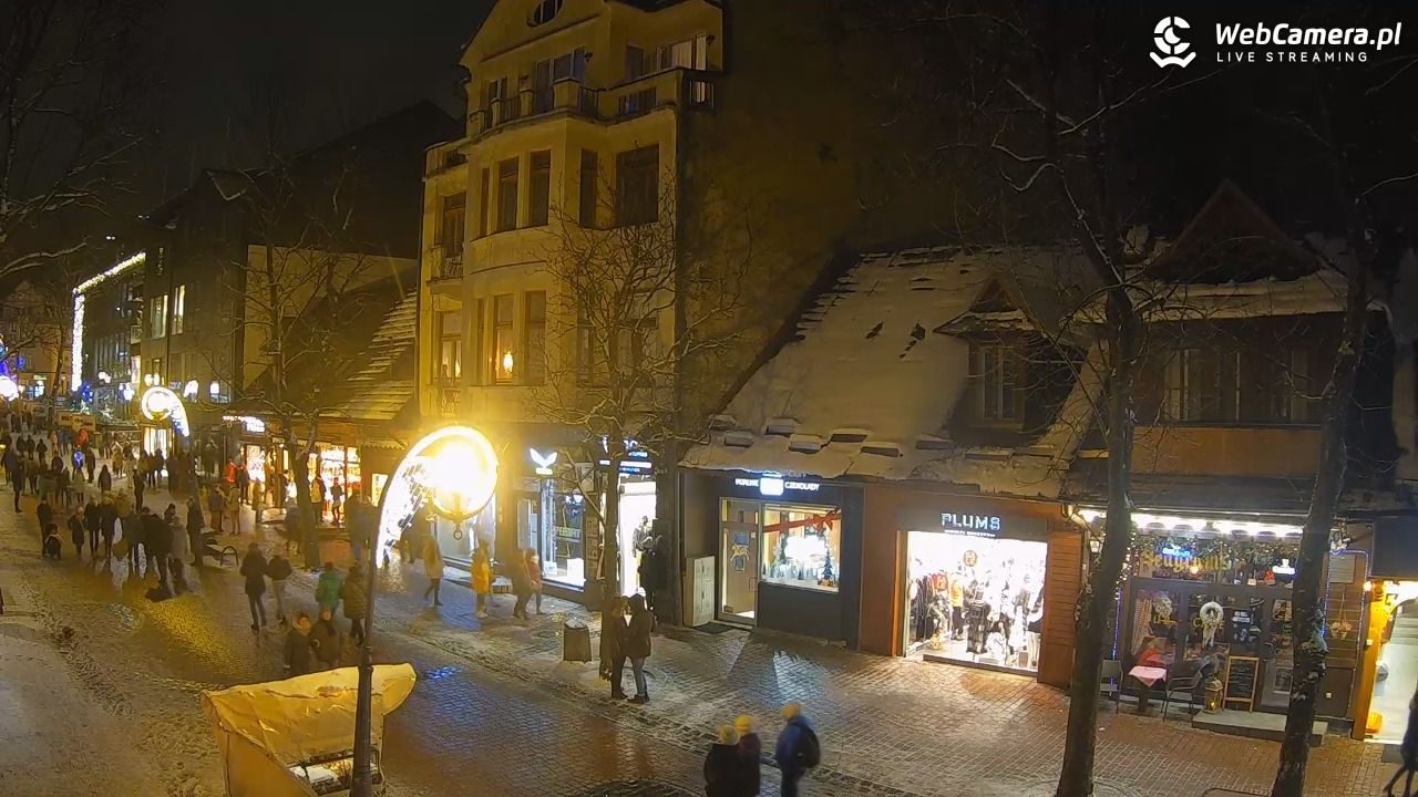 Widok na Krupówki w Zakopanem 